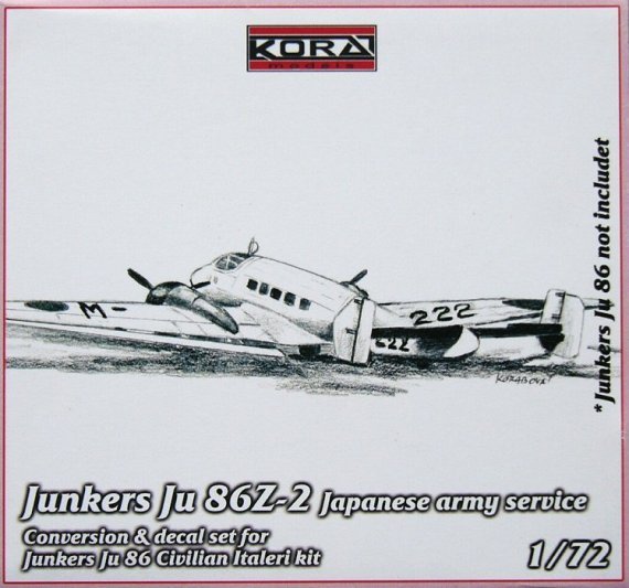 1/72 Ju 86Z-2 Japanese army service  Conv.Set