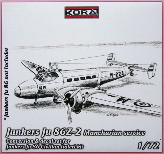 1/72 Ju 86Z-2 Manchurian service  Conv.Set (ITAL)