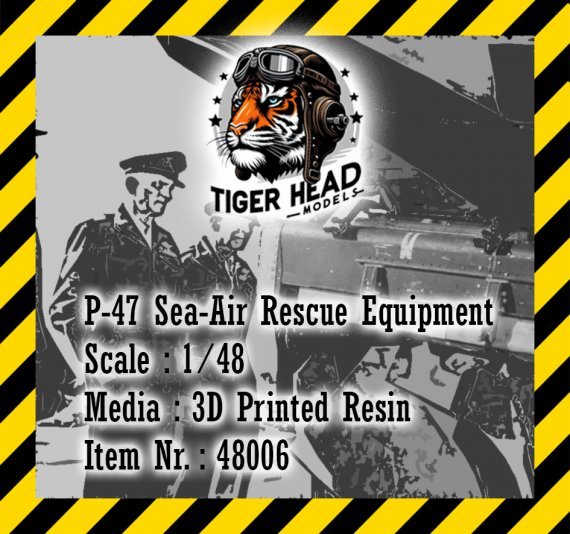 1/48 Republic P-47D Thunderbolt Razorback Sea-Air Rescue Equip.