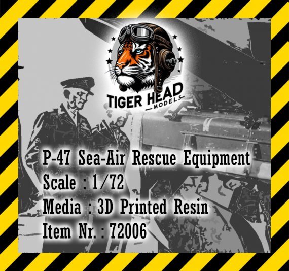 1/72 Republic P-47D Thunderbolt Razorback Sea-Air Rescue Equipme