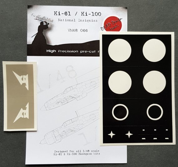 1/48 Kawasaki Ki-61-I Hien National Insignia and markings masks