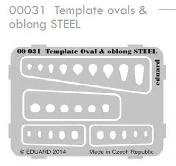 SET Template ovals & oblong STEEL