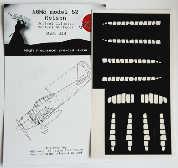 1/48 Mitsubishi A6M5 m. 52 Reisen Control Surfaces