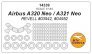 1/144 Irbus A320 Neo, A321 Neo + wheels masks