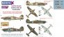 1/48 Hawker Hurricane Mk.IIB 1 canopy & insignia masks & decals