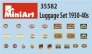 1/35 Luggage set 1930-40s image 1