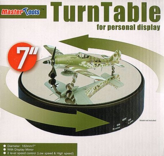 182x42mm turntable* Diameter 182mm/7* With display mirror