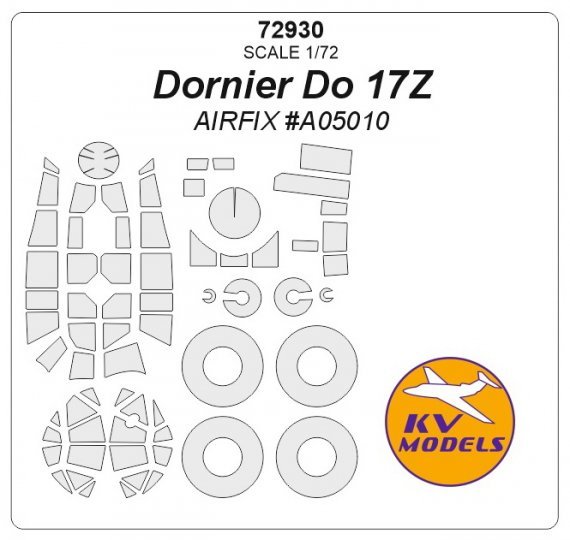 1/72 Dornier Do-17Z masks