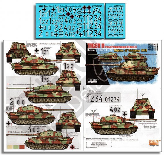 1/35 Schwere Panzerabteilung 507 Tiger IIs