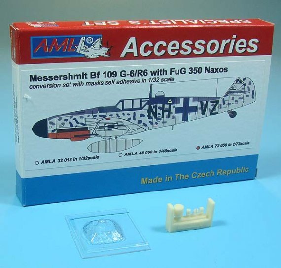 1/72 Bf 109 G-6/R6 with FuG 350 Naxos Conversion set