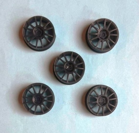 1/24 C4 WRC Wheels Fondmetal 18 EVO Corse