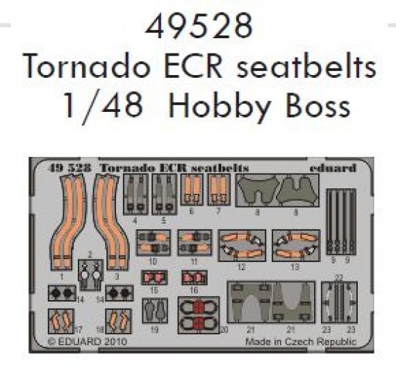 1/48 Tornado ECR seatbelts Hobby Boss