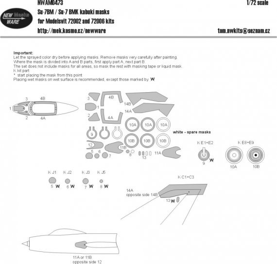 1/72 Mask Su-7BM/BMK