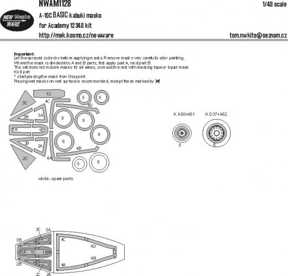 1/48 Mask A-10C BASIC