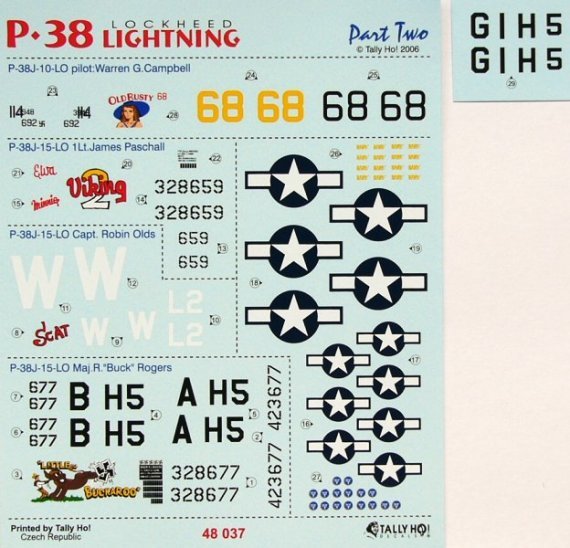 1/48 P-38 Lightning Part II.