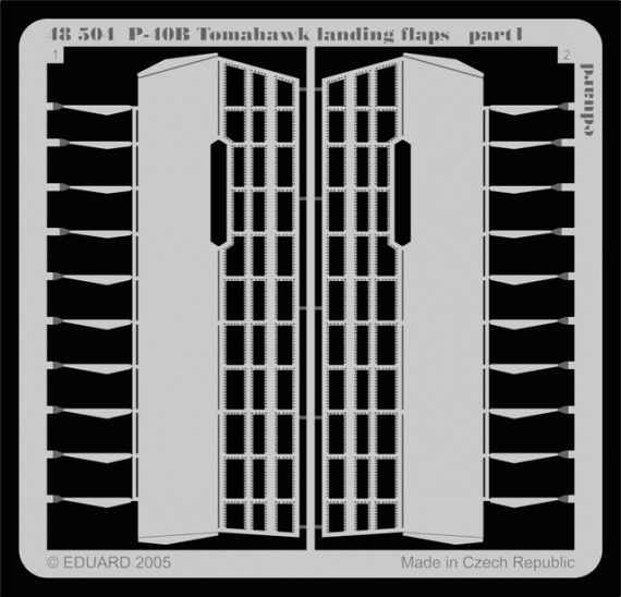 P-40B Tomahawk landing flaps  (TRU)