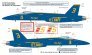 1/32 McDonnell-Douglas F/A-18E/F Hornet US Navy Blue Angels 2021 image 2