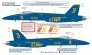 1/72 McDonnell-Douglas F/A-18E/F Hornet US Navy Blue Angels 2021 image 1