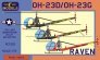 1/72 Hiller OH-23D/OH-23G Raven