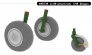 BRASSIN 1/48 Ju 88 wheels late (DRAG) image 1