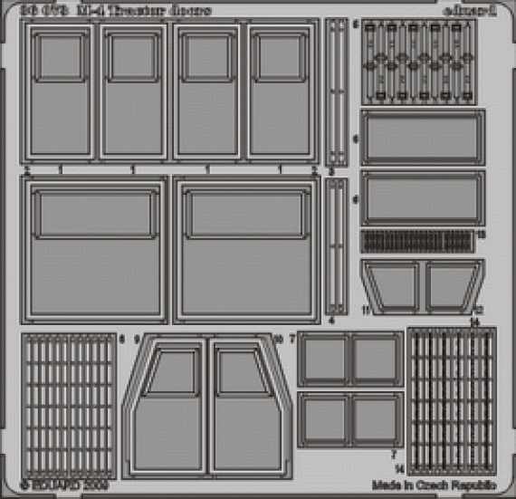 1/35 SET M-4 Tractor doors (HOBBYB)