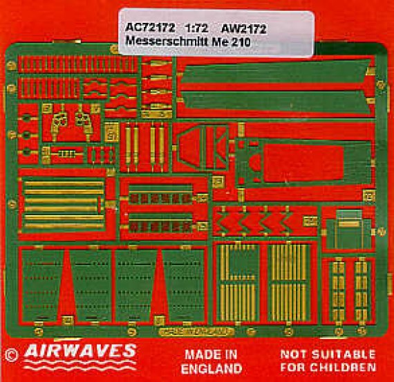 1/72 Messerschmitt Me 210A-1 (for Italeri)