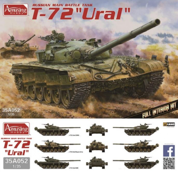 1/35 Soviet T-72 Ural with full interior