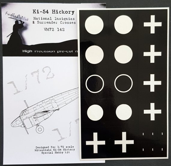 1/72 Tachikawa Ki-54 Hickory National Insignias & Markings mask