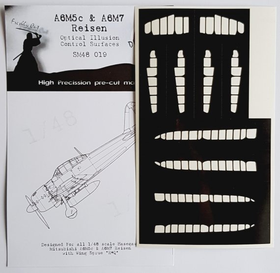 1/48 Mitsubishi A6M5 m. 52c/63 Control Surfaces