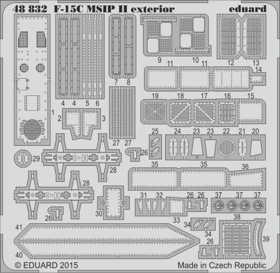 1/48 McDonnell F-15C Eagle MSIP II exterior