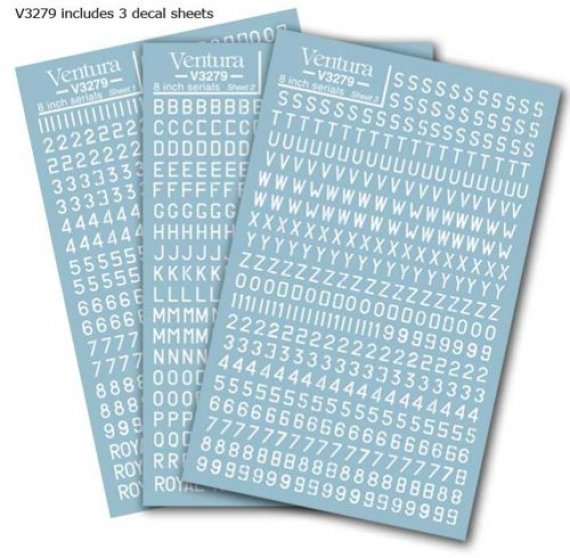 1/32 RAF and RAAF 8 serial letters and numbers