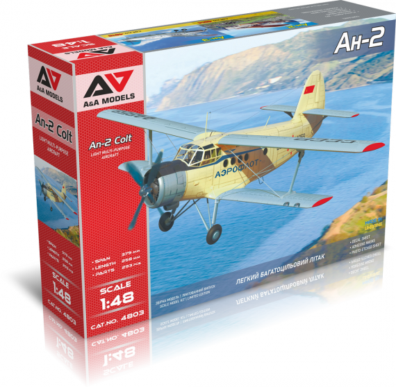 1/48 An-2 Colt Utility biplane 3x camouflages