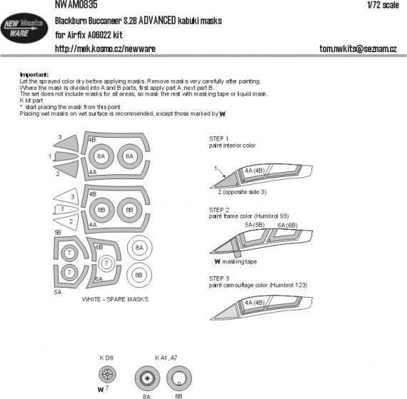 1/72 Mask Blackburn Buccaneer S.2B ADVANCED