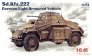 ICM 1/72 Sd.Kfz.222 V�hicule Blind� L�ger Allemand