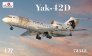 1/72 Yakovlev Yak-42D Consulate Jet Fuselage & wings-white resin