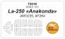 1/72 Lavochkin La-250 Anakonda + wheels masks