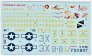 1/144 Douglas C-47 Skytrain/Dakota Pin-Up Nose Art and Stencils image 3