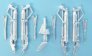 Scale Aircraft Conversions He-177 Carrello metal 1/72