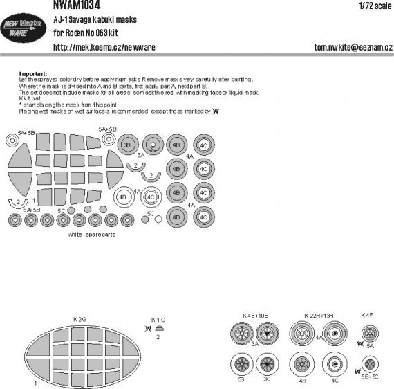1/72 Mask AJ-1 Savage