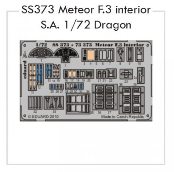 1/72 Meteor F.3 interior S.A. (DRAG)