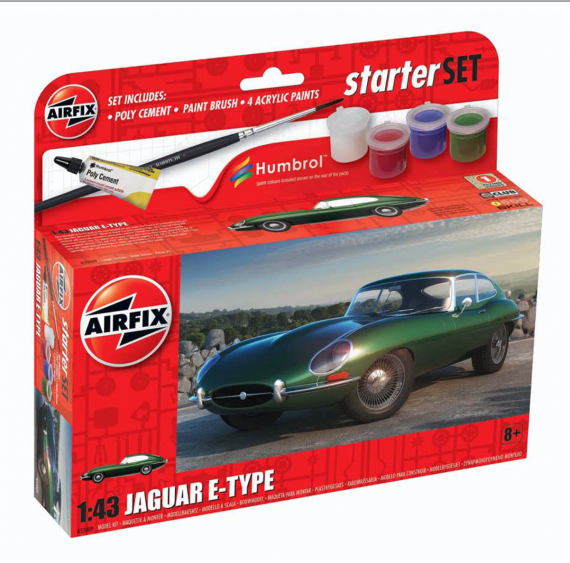 1/43 Jaguar E-Type Small Starter Set