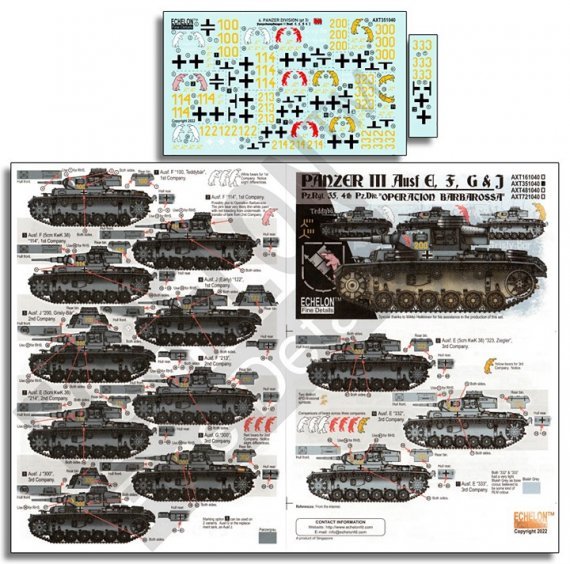 1/35 4. Panzer Division Pz.Kpfw.III decals