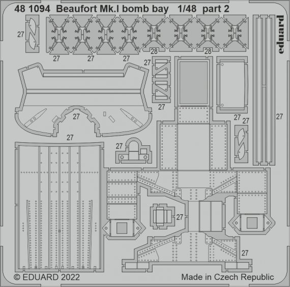 1/48 SET Beaufort Mk.I bomb bay
