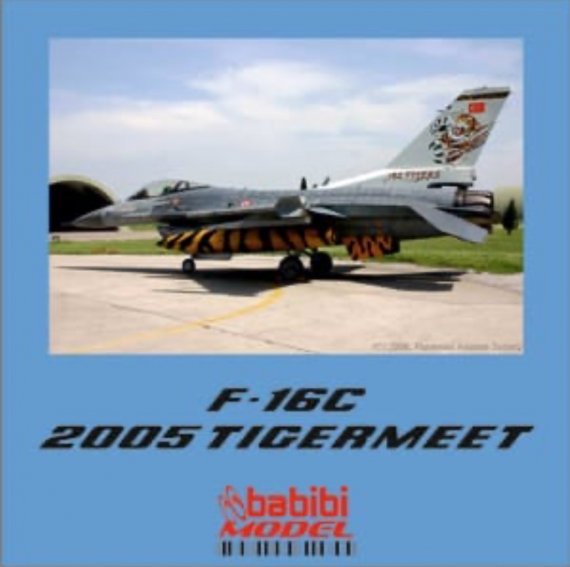 1/48 F-16C Nato Tigermeet 2005 Special Tail Art