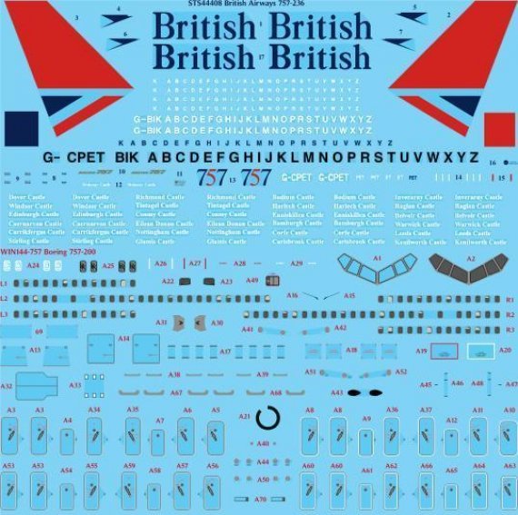 1/144 British Airways Negus & Negus Boeing 757-237