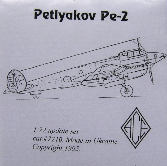 1/72 Update set for Petlyakov Pe-2 (ZVEZDA)