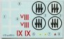 1/72 Decals for Ju 87D-3 Italian AF (FUJI/ITAL) image 1