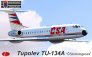 1/144 Tupolev Tu-134A CSA, AVIOGENEX