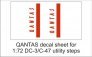 1/72 QANTAS decal sheet DC-3