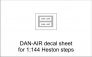 1/144 Dan-Air decal sheet for 1:144 Heston steps.